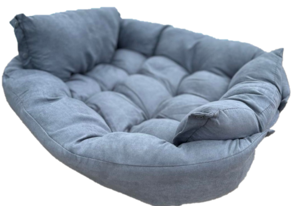Pillowbed Blå Large